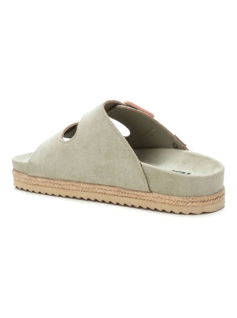 Sandales plates femme Bleu azur - Kiabi
