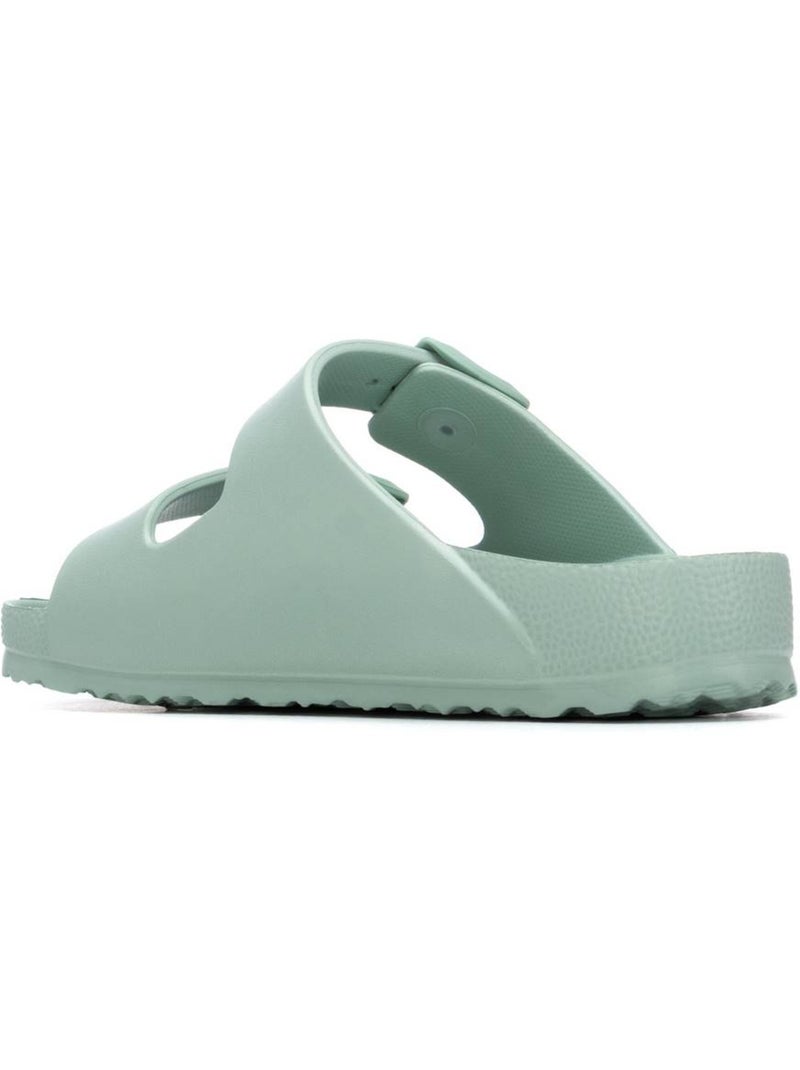 Sandales plates femme Bleu azur - Kiabi