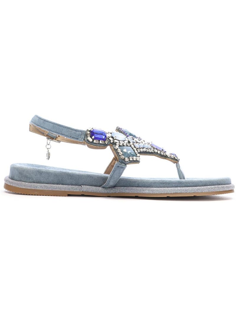 Sandales plates femme Bleu - Kiabi