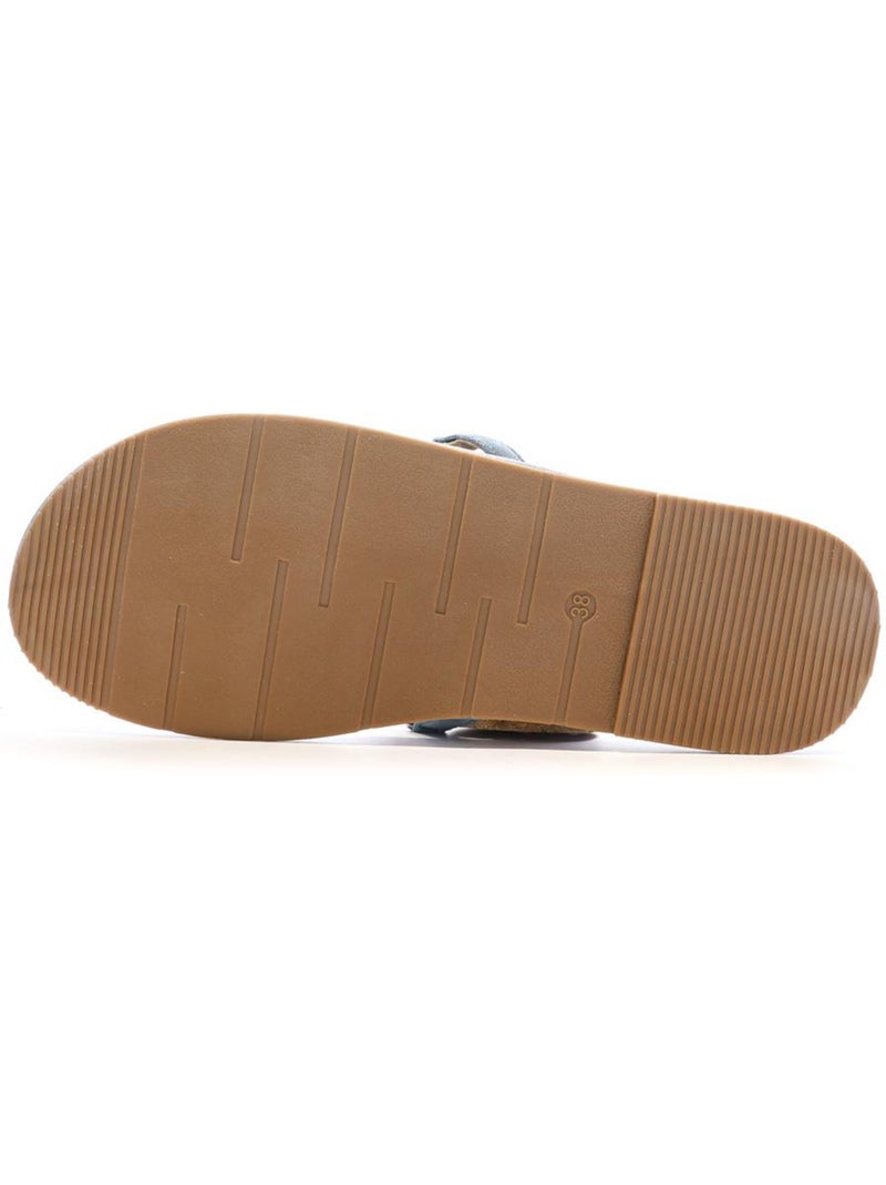 Sandales plates femme Bleu - Kiabi