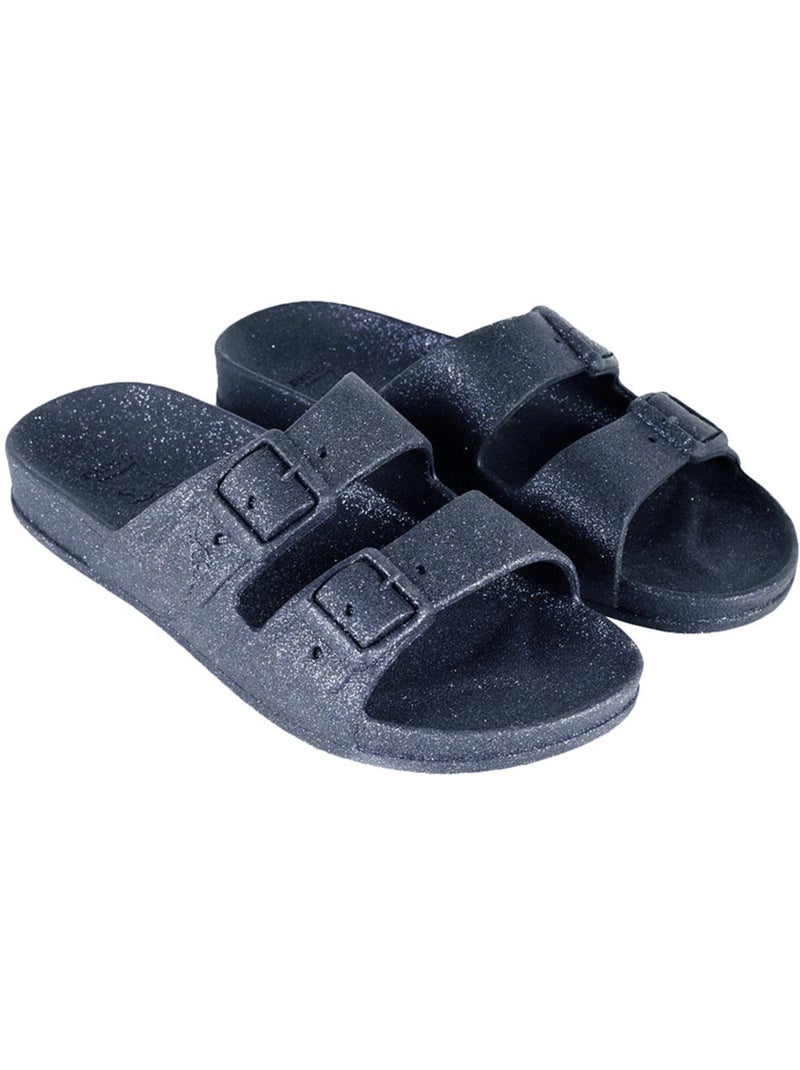 Sandales plates Femme Bleu marine - Kiabi