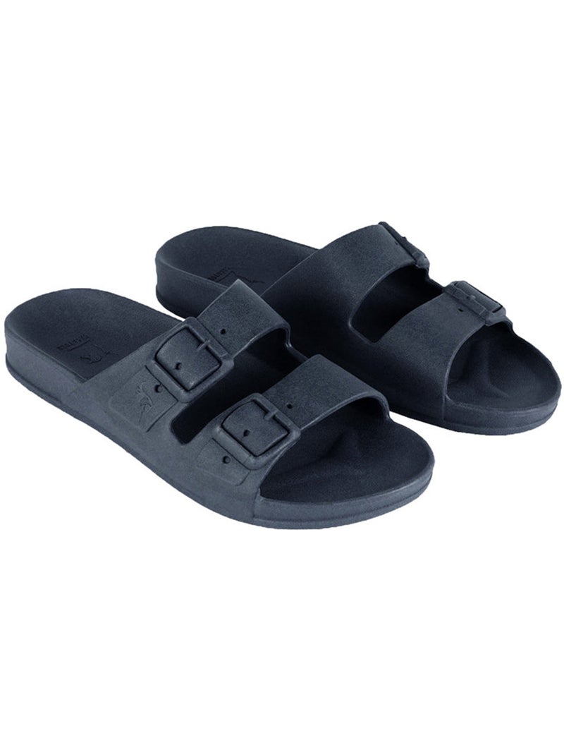 Sandales plates Femme Bleu marine - Kiabi