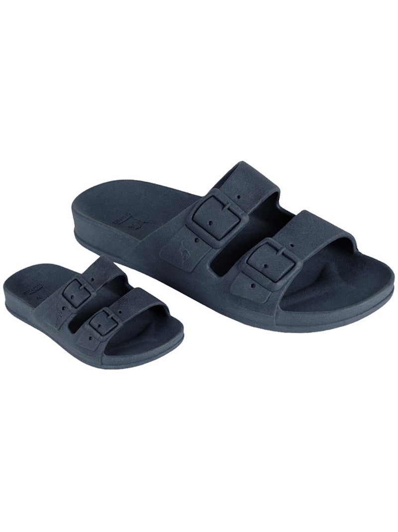 Sandales plates Femme Bleu marine - Kiabi