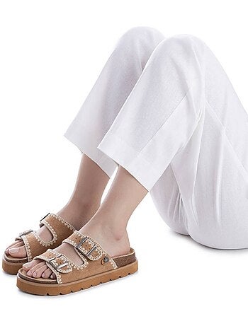 Sandales plates femme