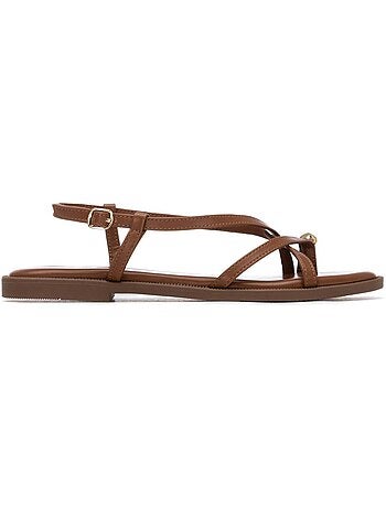 Sandales plates femme