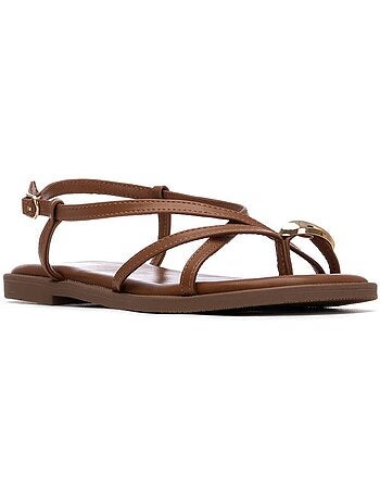 Sandales plates femme