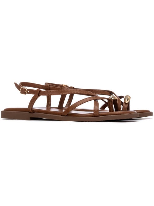 Sandales plates femme - Kiabi