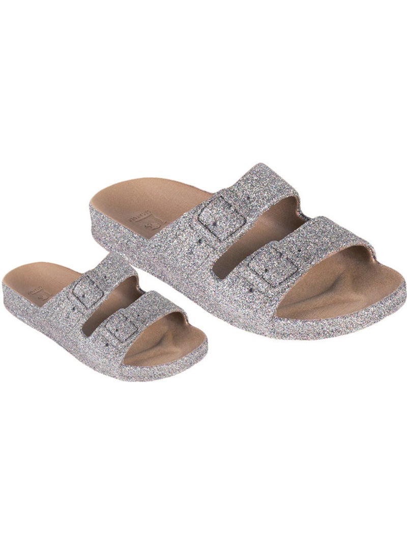 Sandales plates Femme Camel - Kiabi