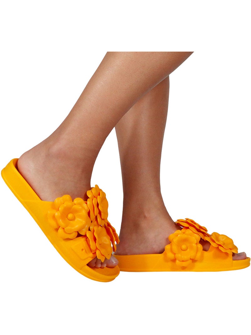 Sandales plates Femme CAMELIA Tournesol - Kiabi