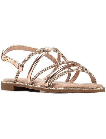 Sandales plates femme