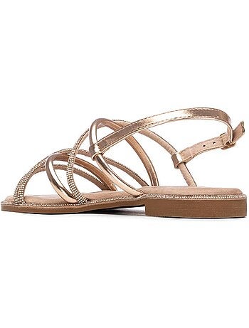 Sandales plates femme