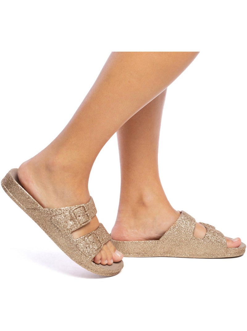 Sandales plates Femme Cuivre clair - Kiabi