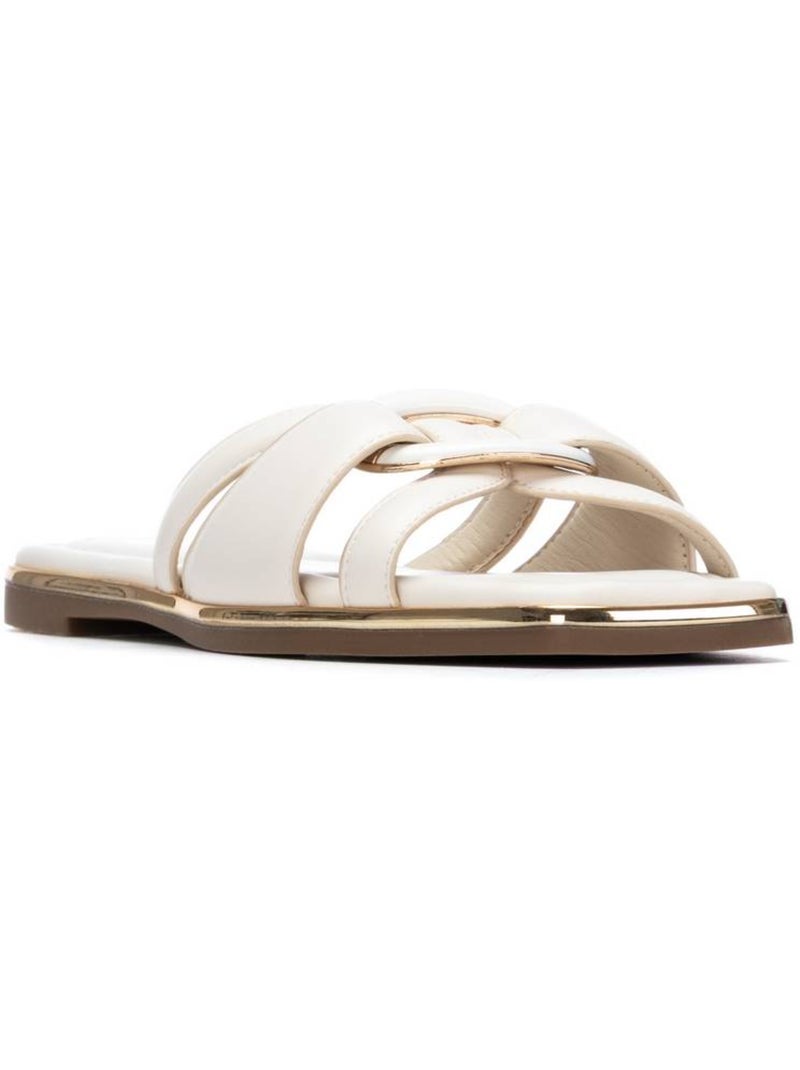 Sandales plates femme Gris - Kiabi
