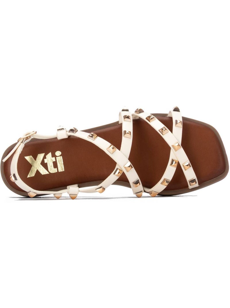 Sandales plates femme Gris - Kiabi
