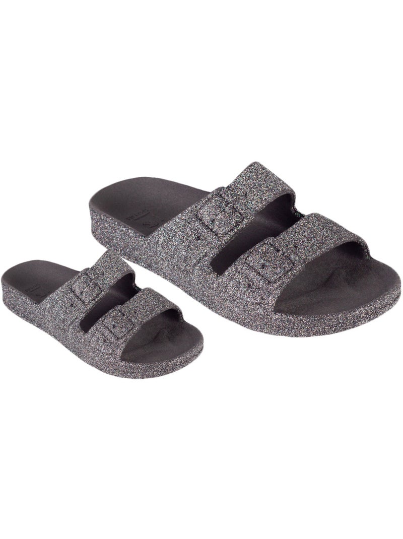 Sandales plates Femme Gris - Kiabi