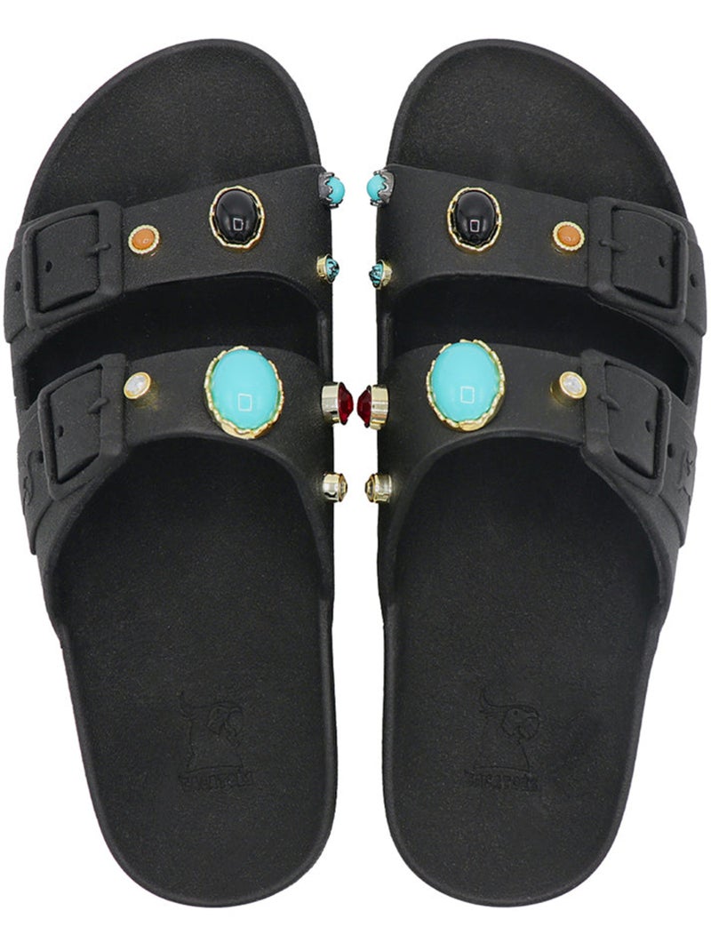 Sandales plates Femme JOIA Noir Noir - Kiabi