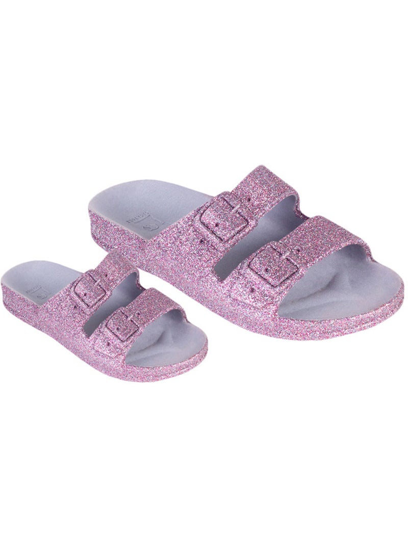 Sandales plates Femme Lavande - Kiabi