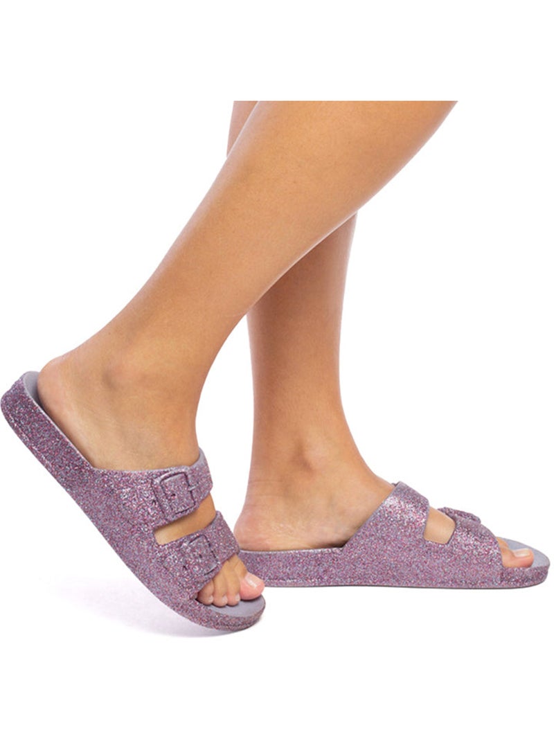 Sandales plates Femme Lavande - Kiabi