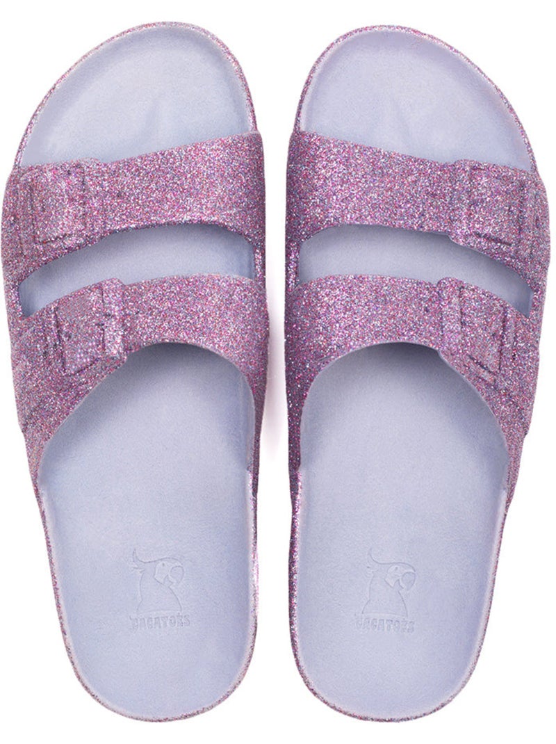 Sandales plates Femme Lavande - Kiabi