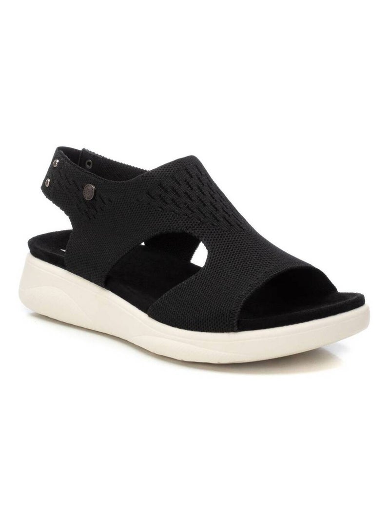 Sandales plates femme Noir - Kiabi