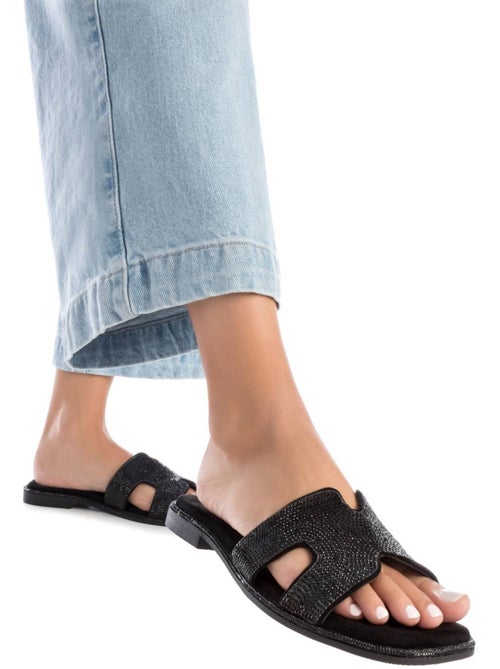 Sandales plates femme - Kiabi
