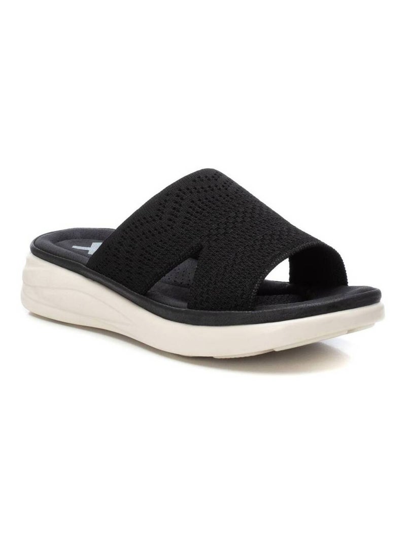 Sandales plates femme Noir - Kiabi