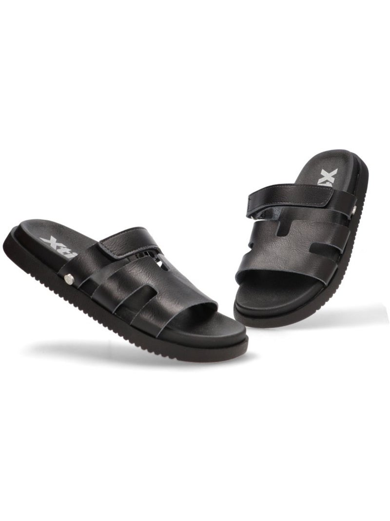 Sandales plates femme Noir - Kiabi