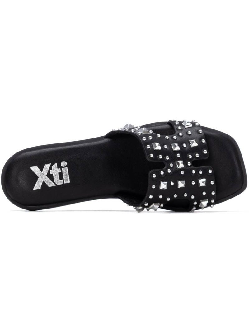 Sandales plates femme Noir - Kiabi