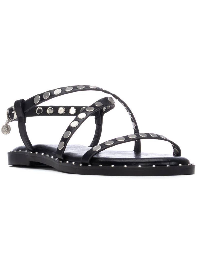 Sandales plates femme Noir - Kiabi