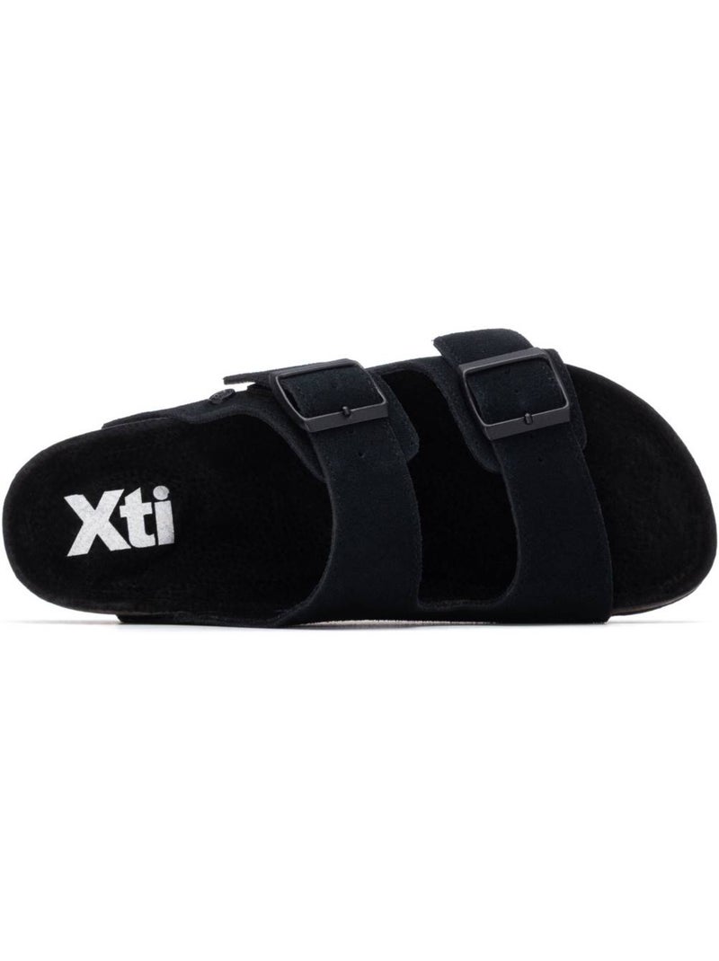 Sandales plates femme Noir - Kiabi