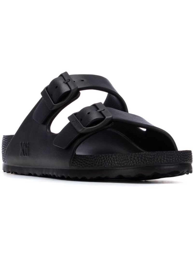 Sandales plates femme Noir - Kiabi