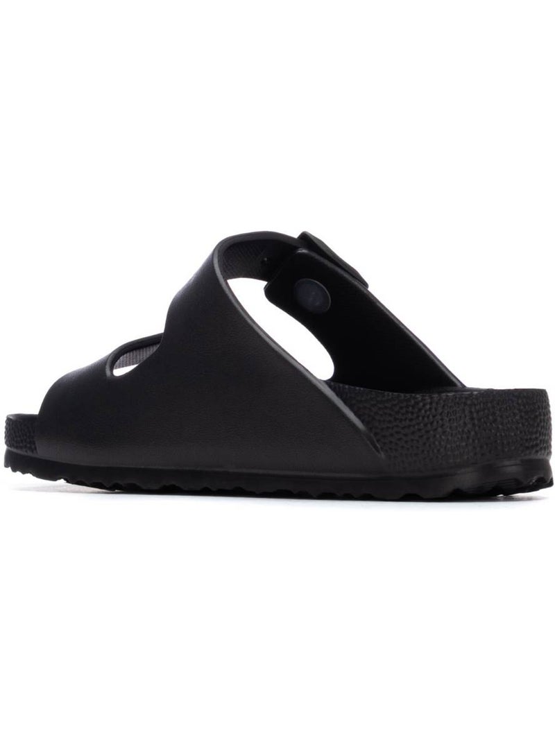 Sandales plates femme Noir - Kiabi