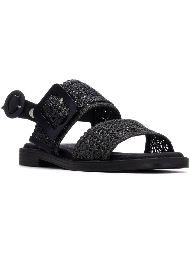 Sandales plates femme Noir - Kiabi