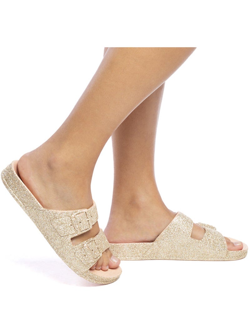 Sandales plates Femme Nude - Kiabi