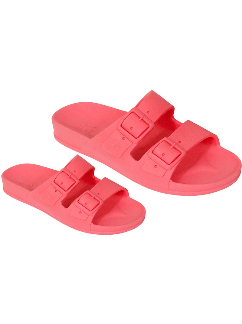 Sandales plates Femme Rose - Kiabi