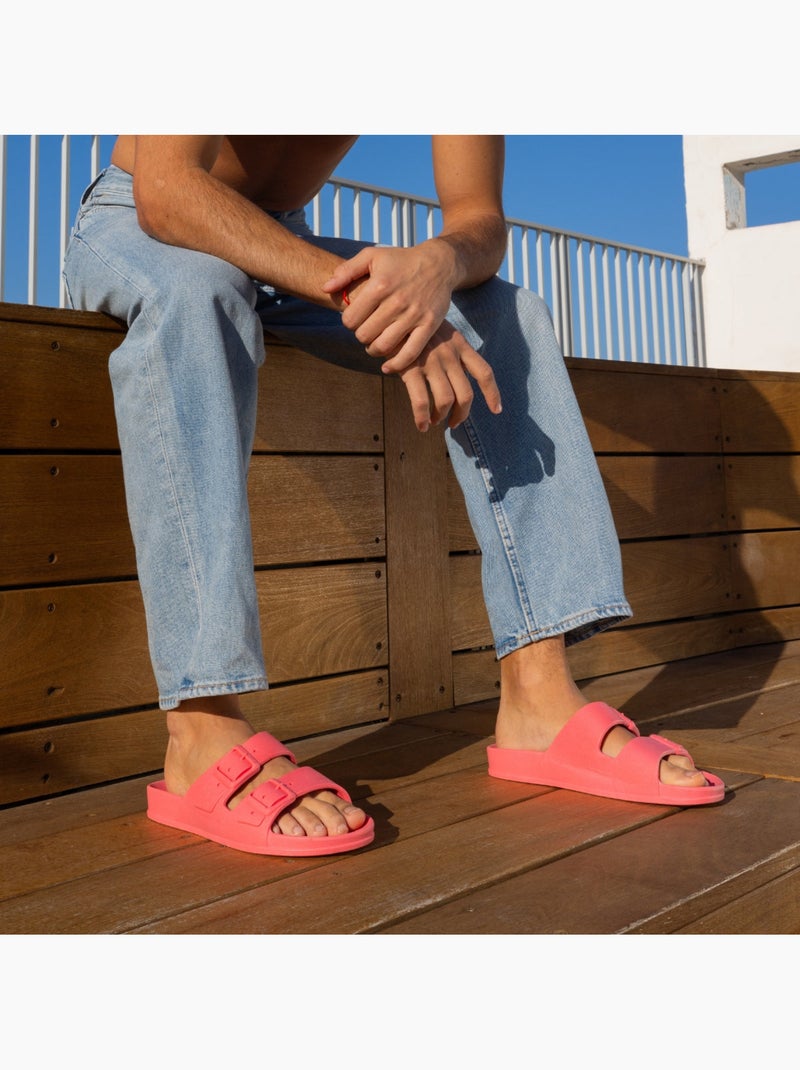 Sandales plates Femme Rose - Kiabi