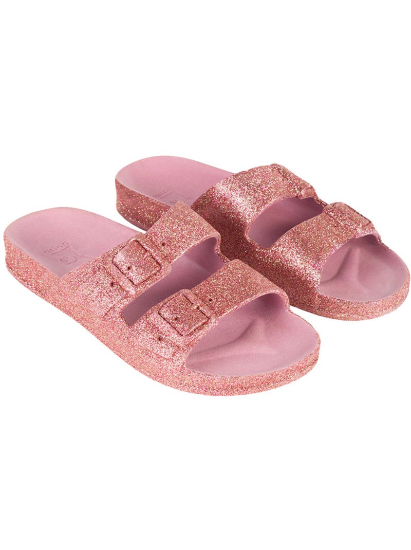 Sandales plates Femme Rose - Kiabi