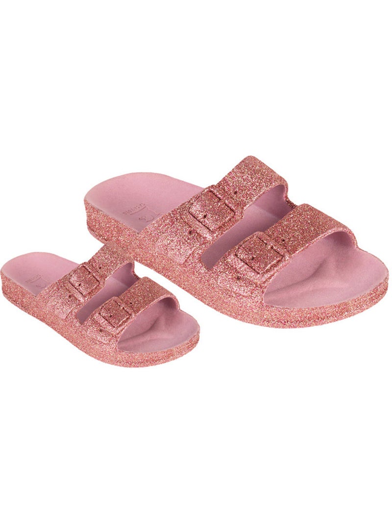 Sandales plates Femme Rose - Kiabi