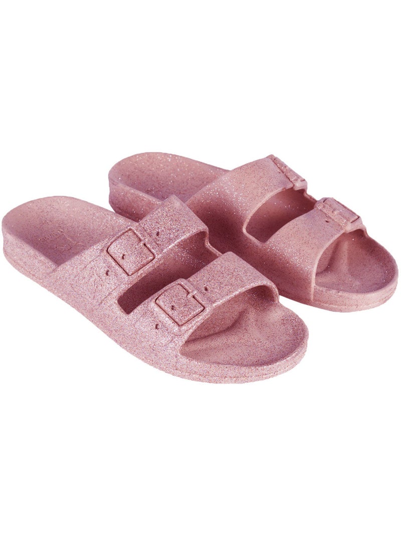 Sandales plates Femme Rose - Kiabi