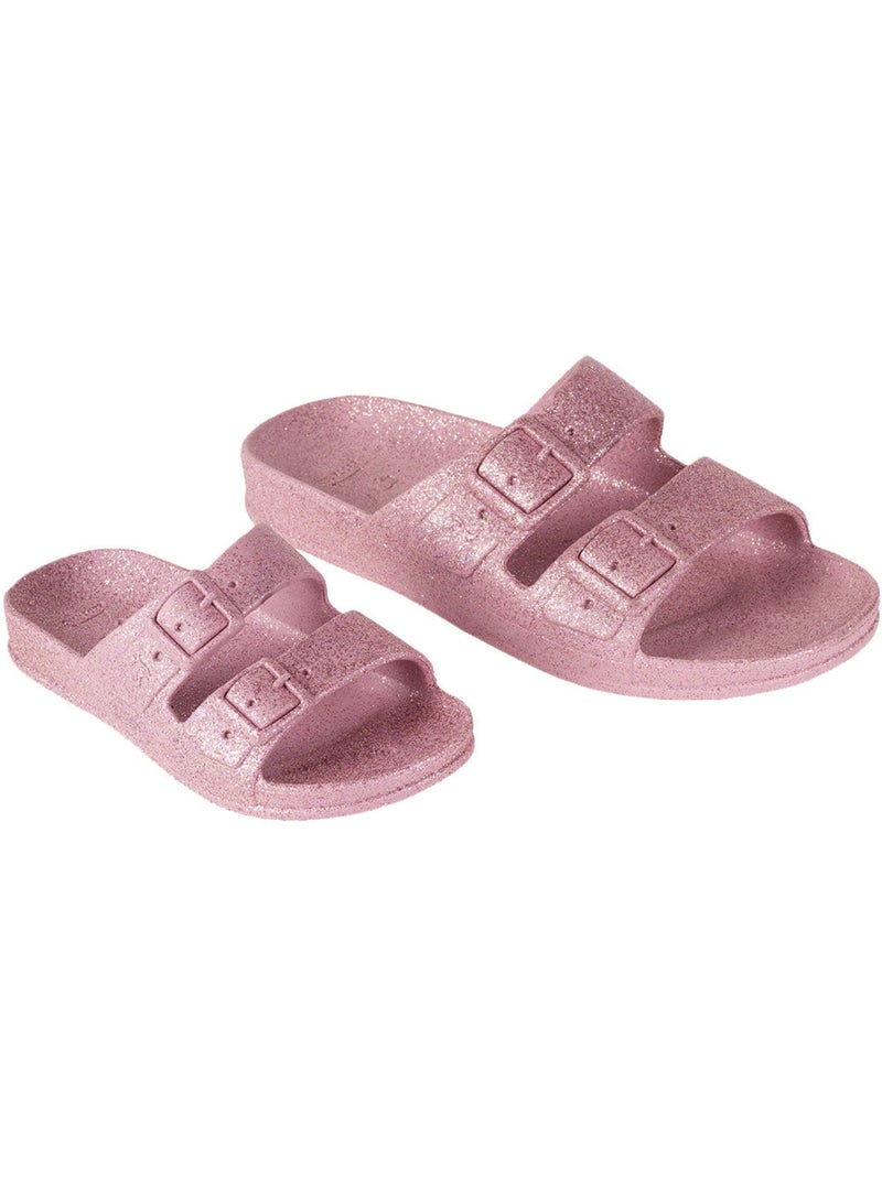Sandales plates Femme Rose - Kiabi