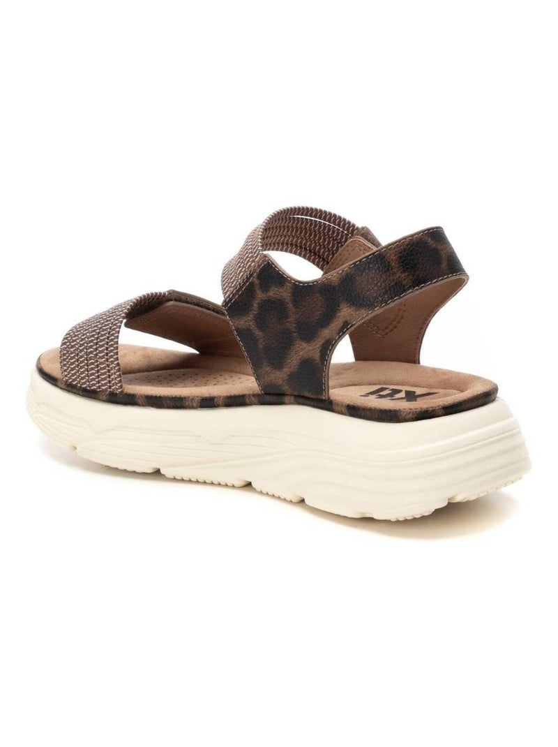 Sandales plates femme Taupe - Kiabi