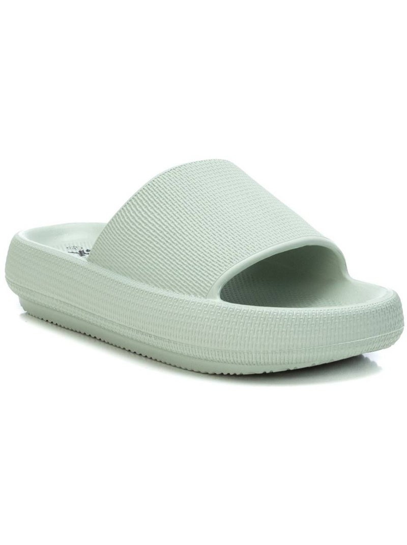 Sandales plates femme Vert - Kiabi