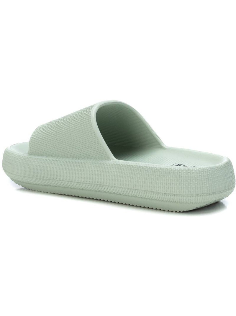 Sandales plates femme Vert - Kiabi
