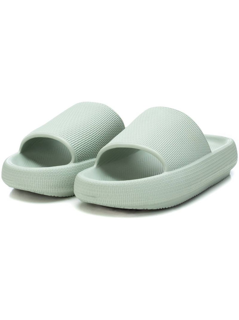 Sandales plates femme Vert - Kiabi
