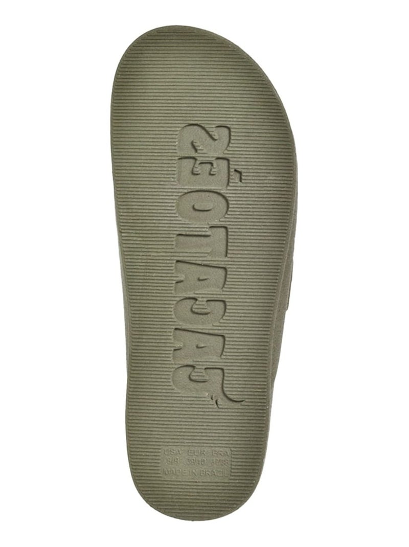 Sandales plates Ilha Bela Cacatoès Kaki - Kiabi