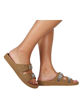 Sandales plates Jericoacoara Cacatoès