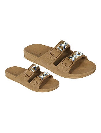 Sandales plates Jericoacoara Cacatoès