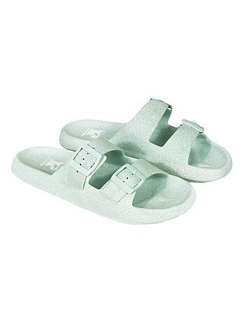 Sandales plates Jessy Glitter Cacatoès