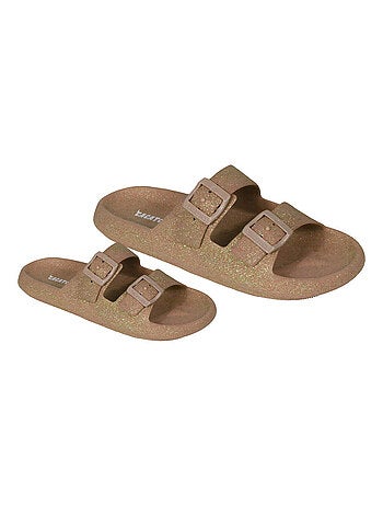 Sandales plates Jessy Glitter Cacatoès