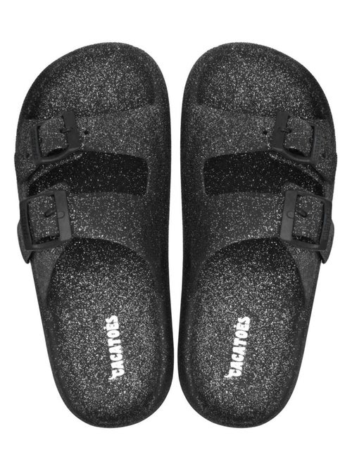 Sandales plates Jessy Glitter Cacatoès - Kiabi Sandales plates Jessy Glitter Cacatoès - Kiabi